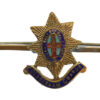 Coldstream Guards Enamelled Sweetheart Brooch/Tie Pin