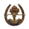 Seaforth Highlanders Brass & Enamel Horseshoe Sweetheart Brooch