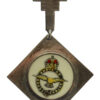 Royal Air Force (R.A.F.) Silver Pendant Sweetheart Brooch
