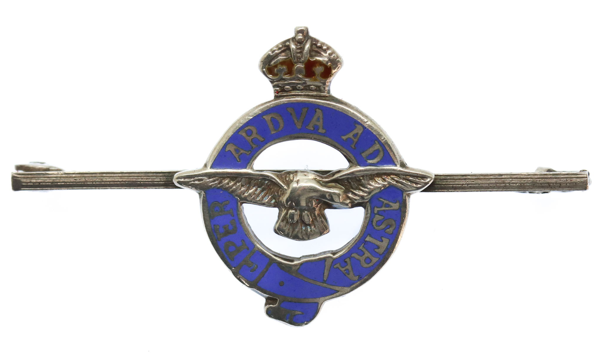 Royal Air Force (R.A.F.) Silver & Enamel Sweetheart Brooch