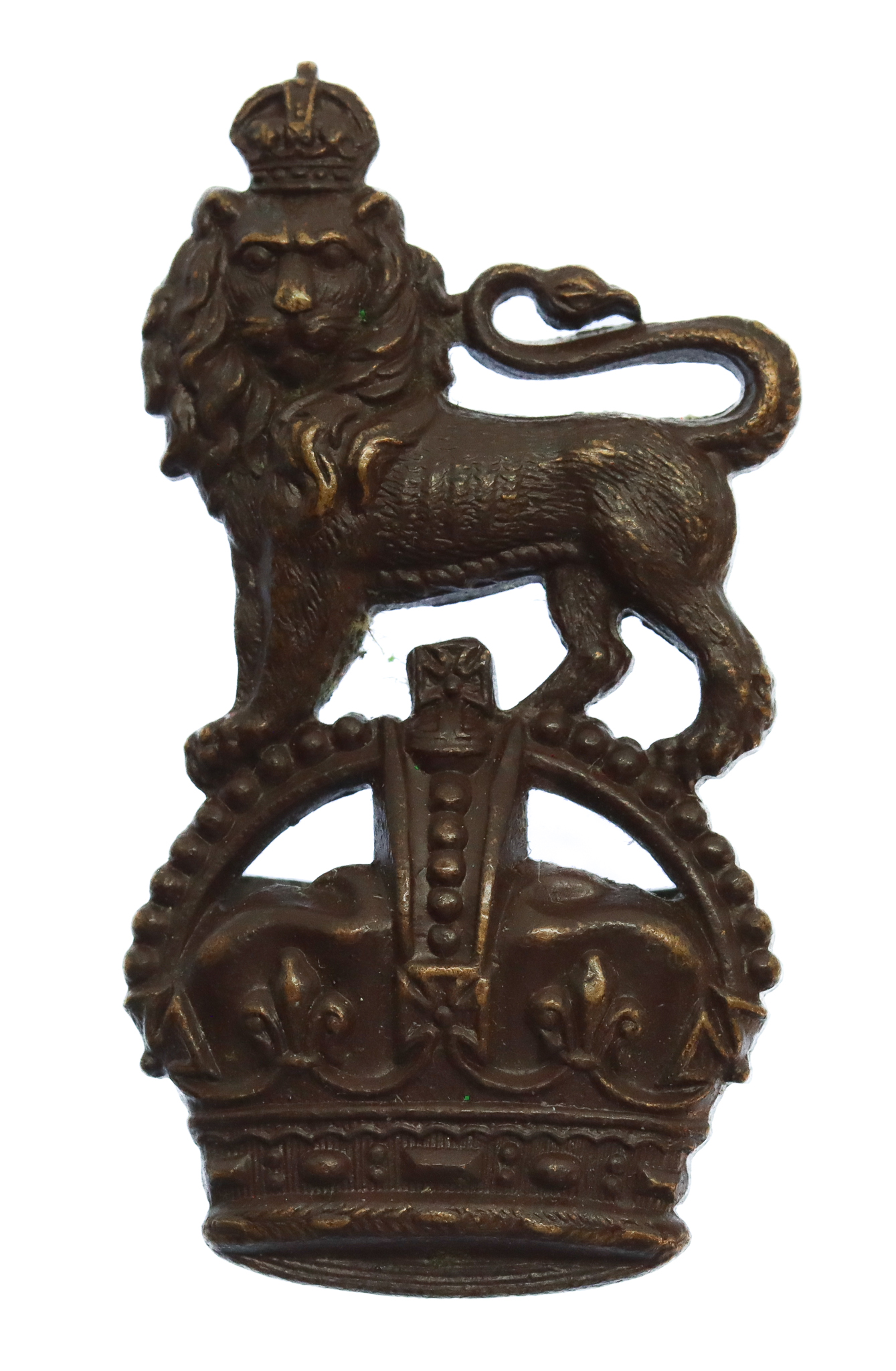 Royal 1st Devon Yeomanry Officer's Service Dress Cap Badge
