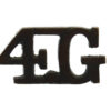 4th Gurkha Rifles (4.G) Shoulder Title