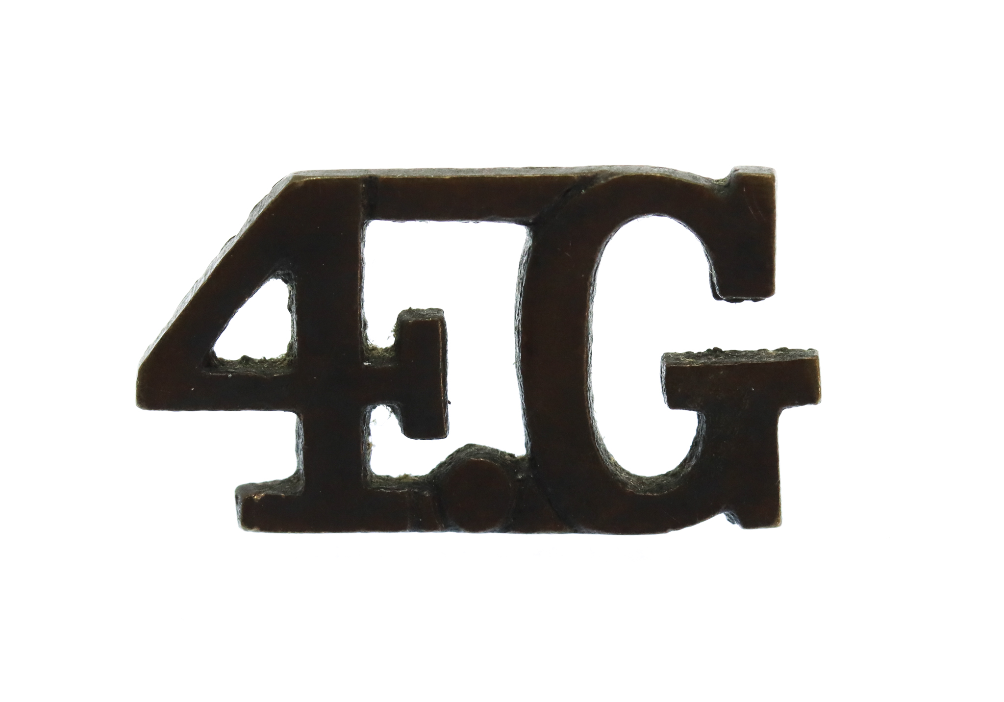 4th Gurkha Rifles (4.G) Shoulder Title