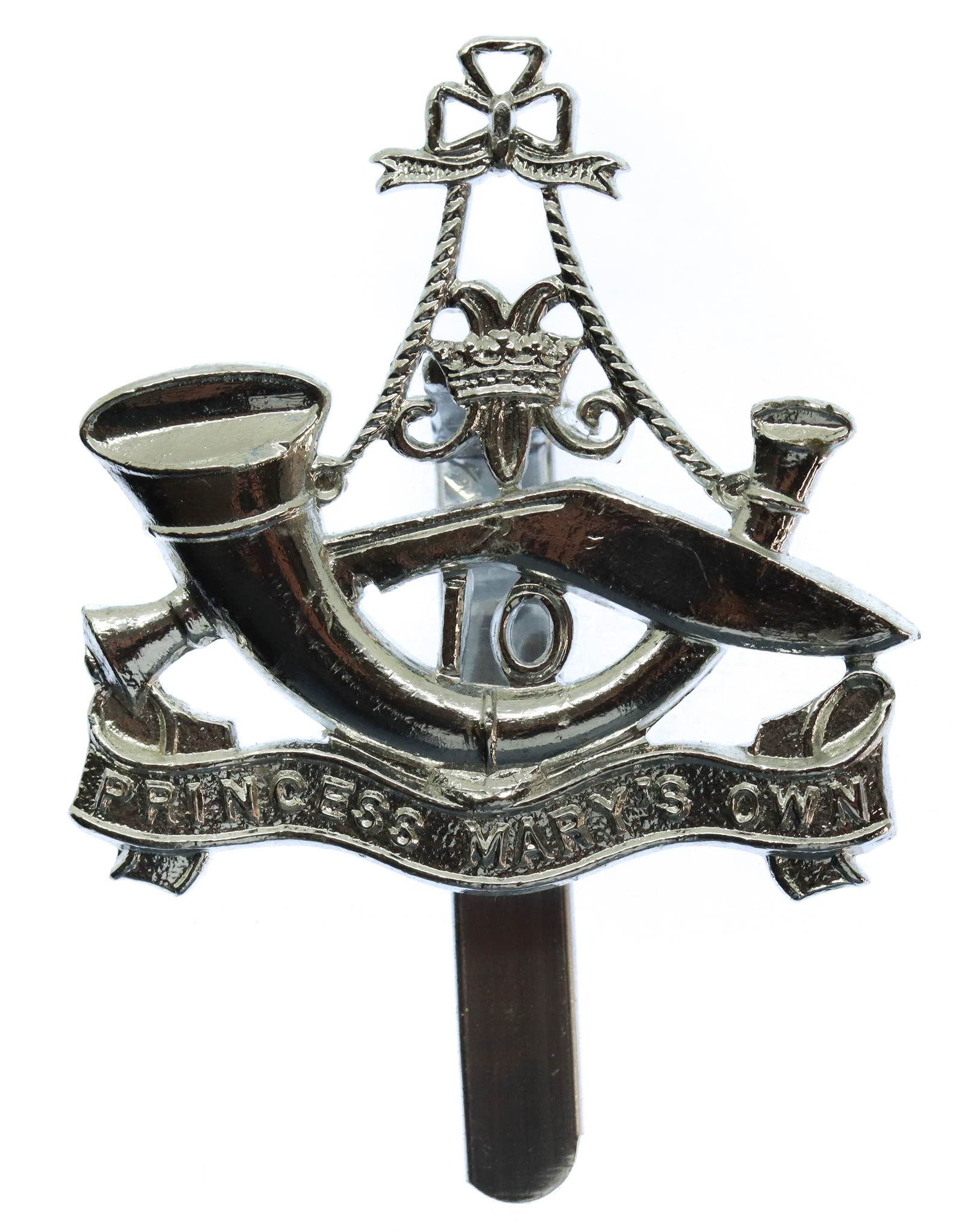 10th Princess Mary's Own Gurkha Rifles Anodised (Staybrite) Cap Badge