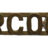 Royal Canadian Ordnance Corps (R.C.O.C.) Shoulder Title