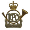 Royal Canadian Postal Corps Bi-Metal Collar Badge - Queen's Crown