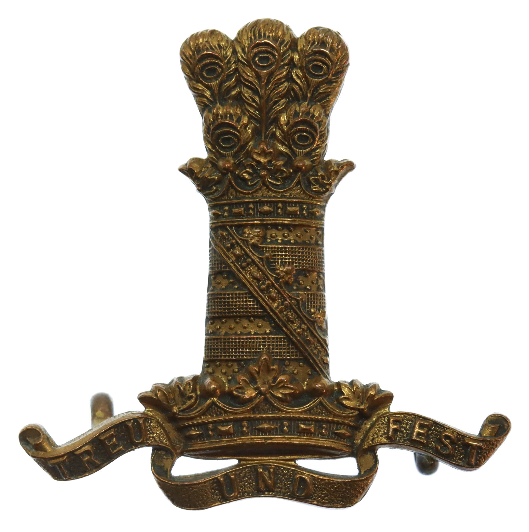 Victorian 11th Hussars (Prince Albert's Own) Cap Badge