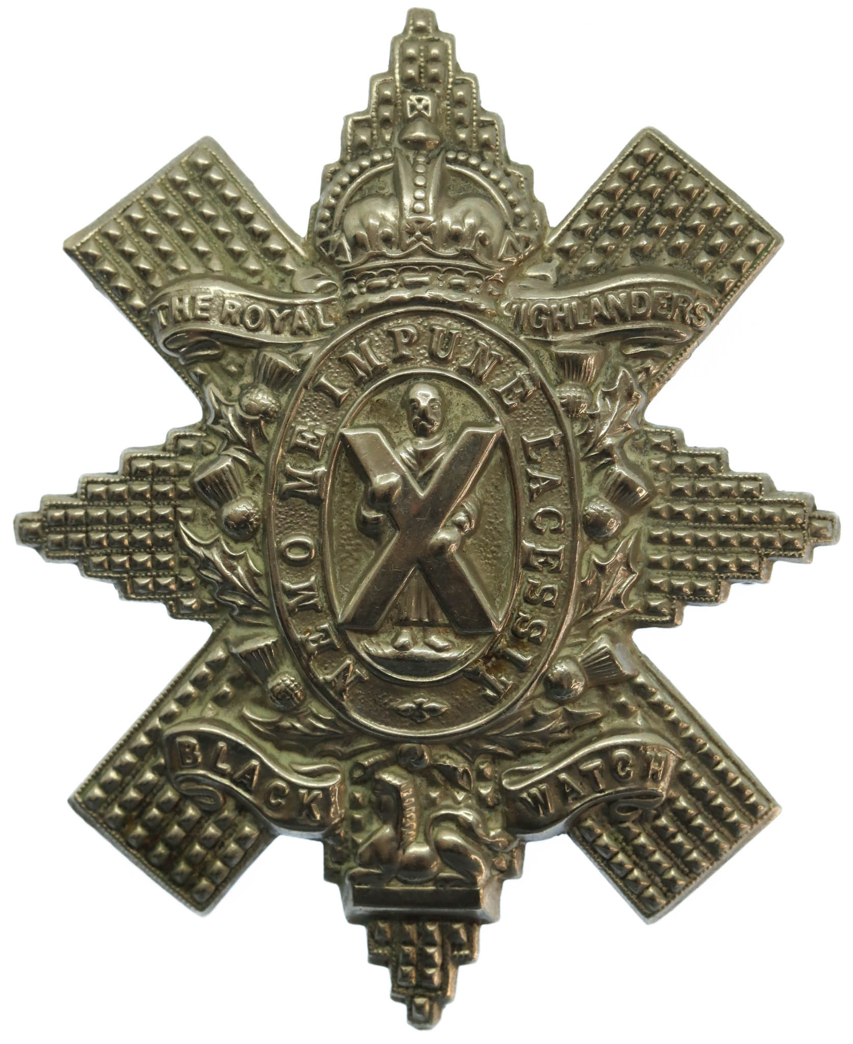 Black Watch (The Royal Highlanders) Cap Badge - King's Crown