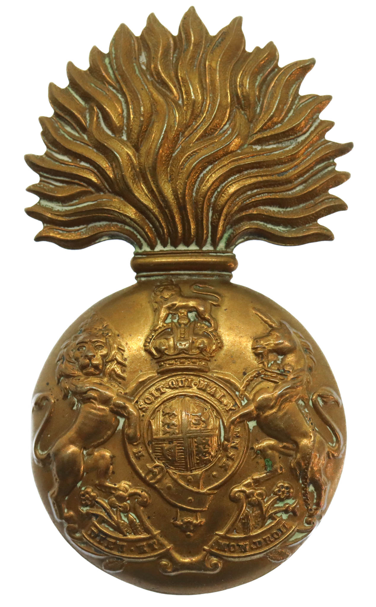 Royal Scots Fusiliers Cap Badge - King's Crown