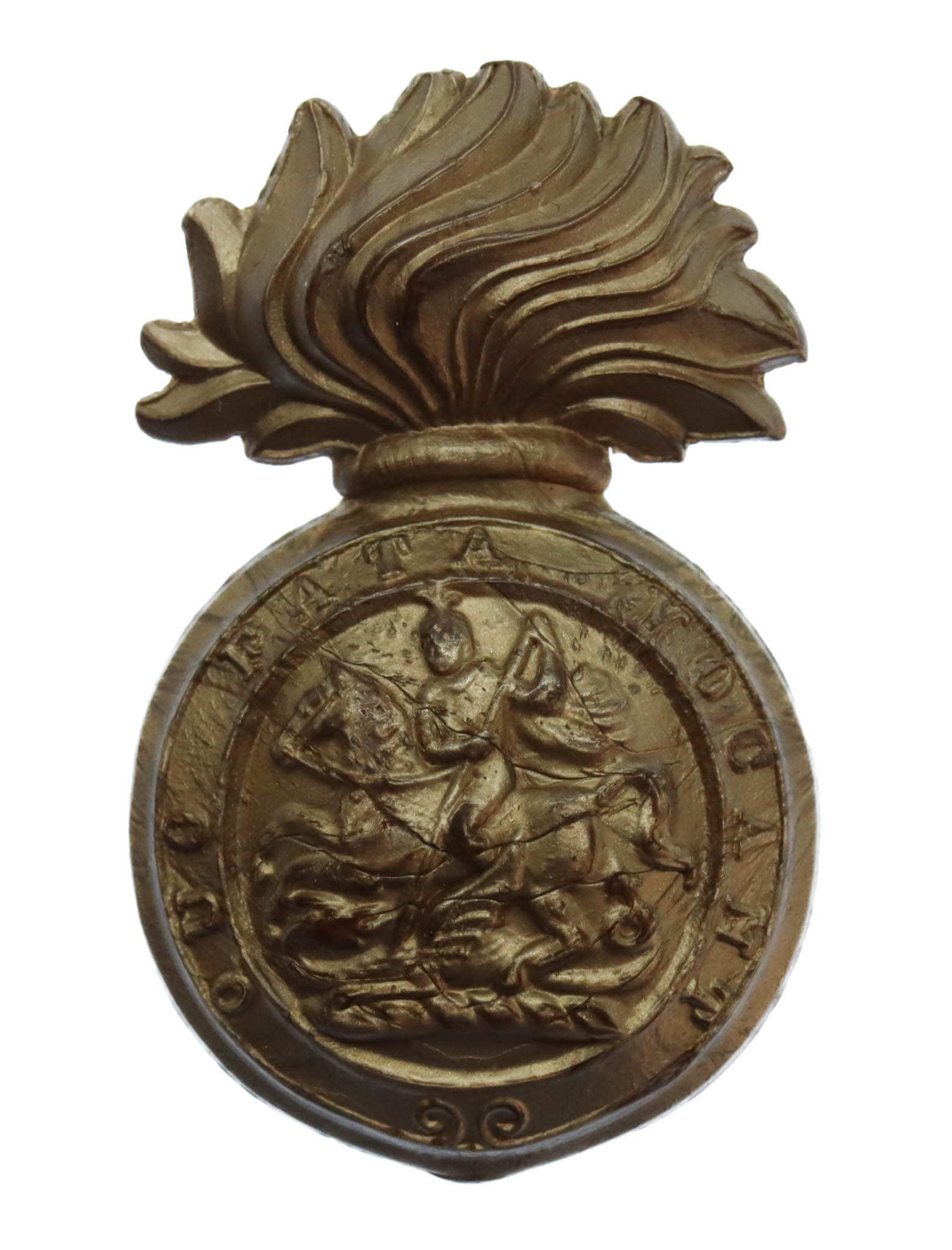 Royal Northumberland Fusiliers WW2 Plastic Economy Cap Badge