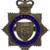 Norfolk Joint Police Senior Officer's Silvered & Enamel Cap Badge - Queen's Crown
