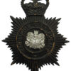 Cambridge City Police Black Helmet Plate - Queen's Crown