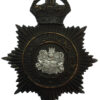 Cambridge Borough Police Night Helmet Plate - King's Crown