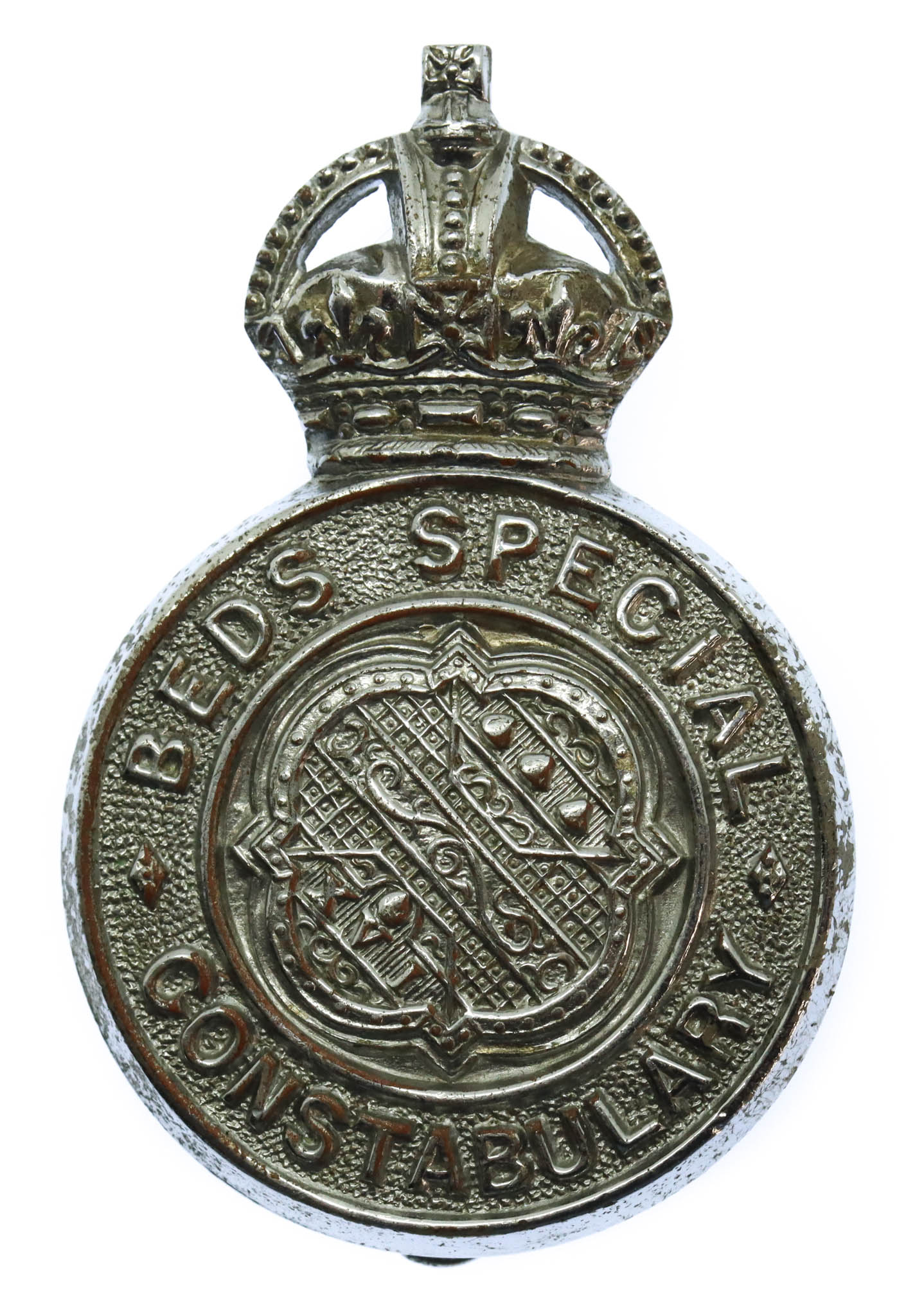 Bedfordshire Special Constabulary Cap Badge - King's Crown