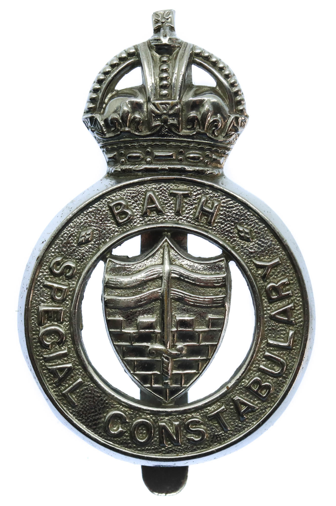 Bath Special Constabulary Cap Badge - King's Crown