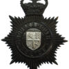 Bournemouth Borough Police Night Helmet Plate - Queen's Crown