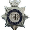 West Midlands Police  Enamelled Helmet Plate - Queen's Crown