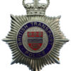 British Transport Police (B.T.P.) Enamelled Helmet Plate - Queen's Crown