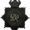 George VI Gloucestershire Constabulary Black Helmet Plate 