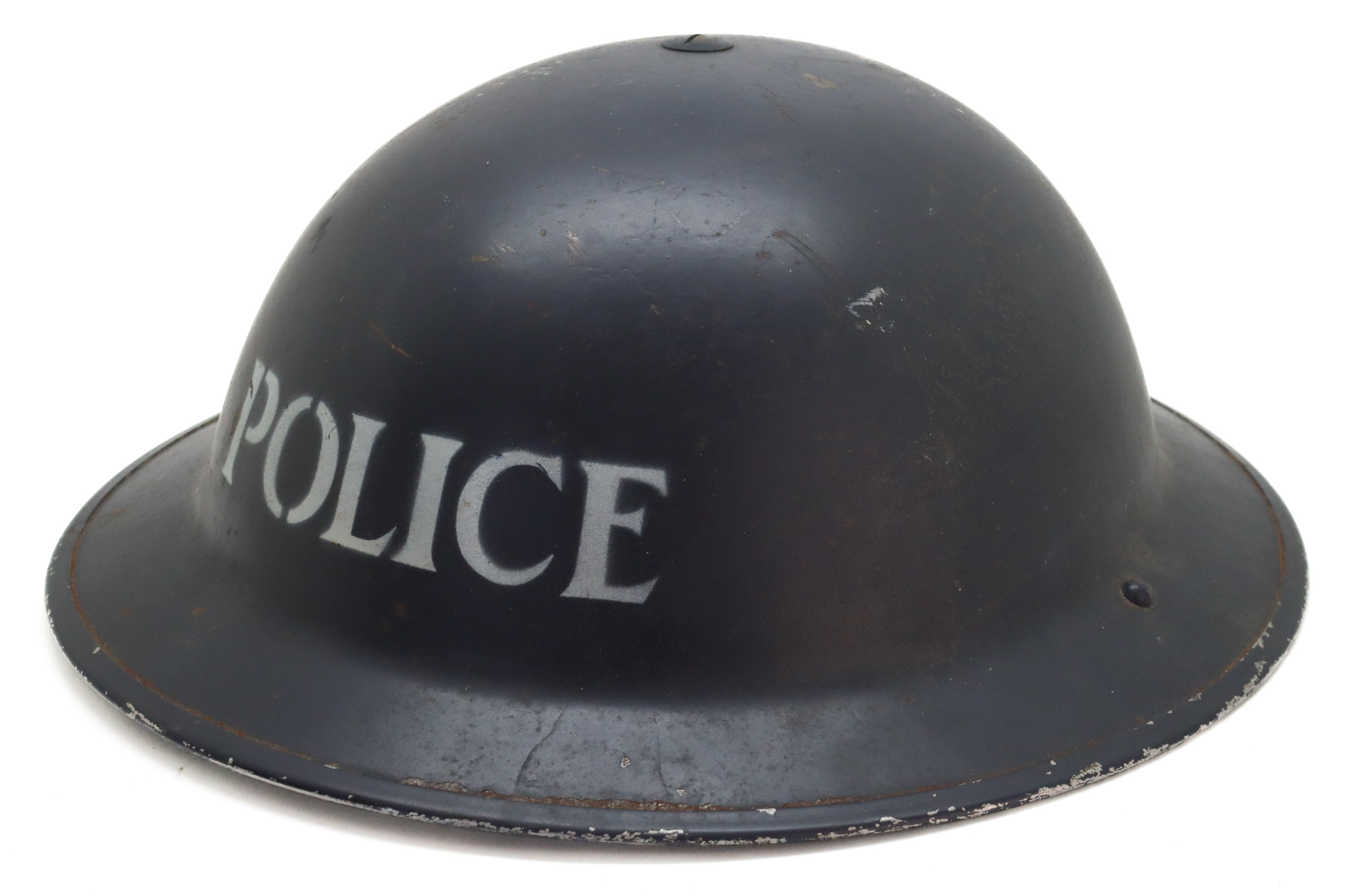 WW2 1939 Dated British Police Steel Helmet 