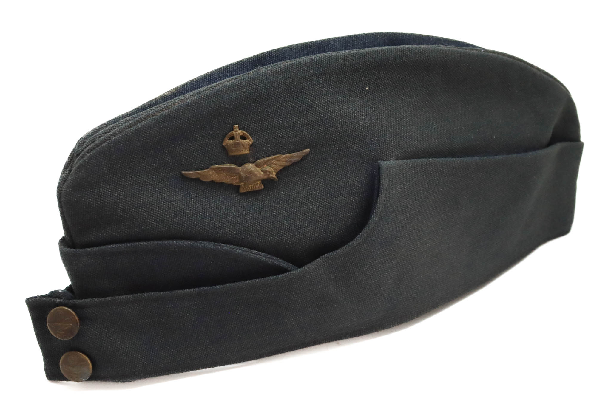 WW2 Period Royal Canadian Air Force (R.C.A.F.) Officer's Side Cap 