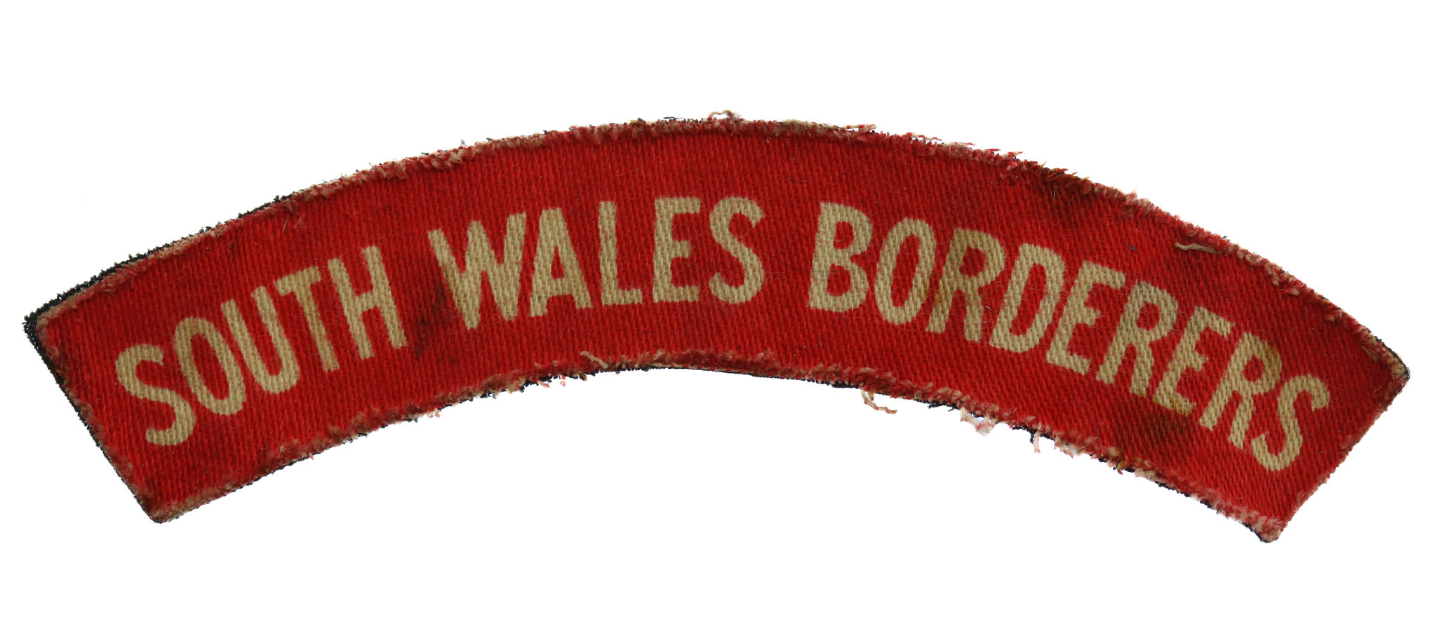 South Wales Borderers (SOUTH WALES BORDERERS) WW2 Printed Shoulder Title