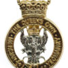 Queen's Own Mercian Yeomanry Anodised (Staybrite) Cap Badge