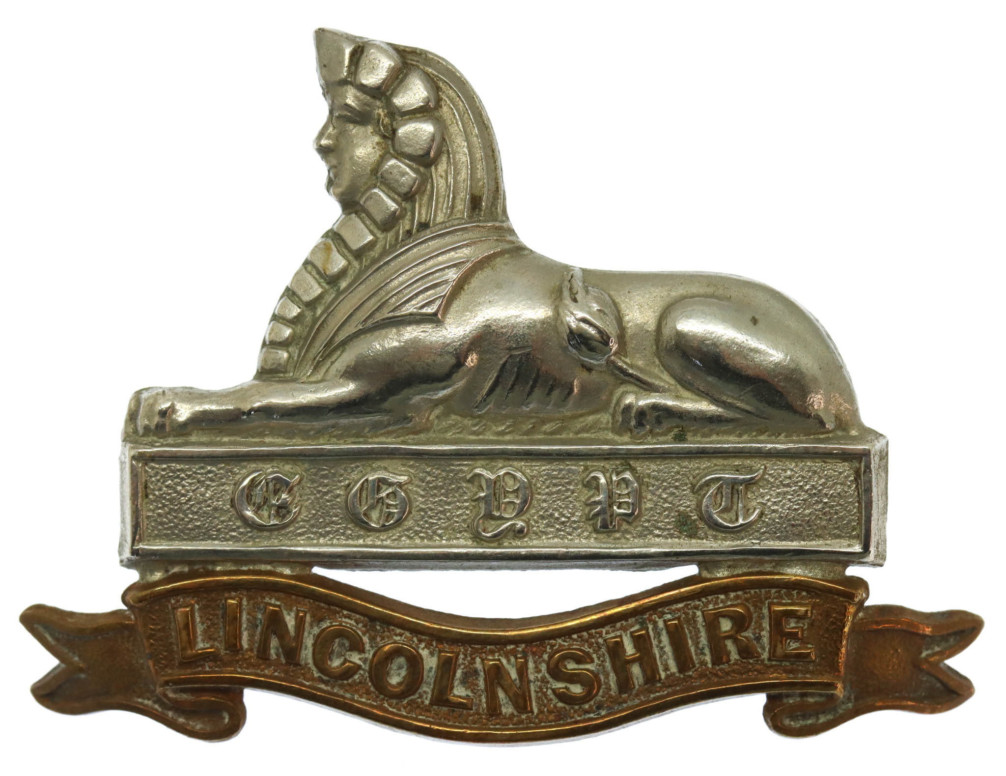 Victorian/Edwardian Lincolnshire Regiment Cap Badge