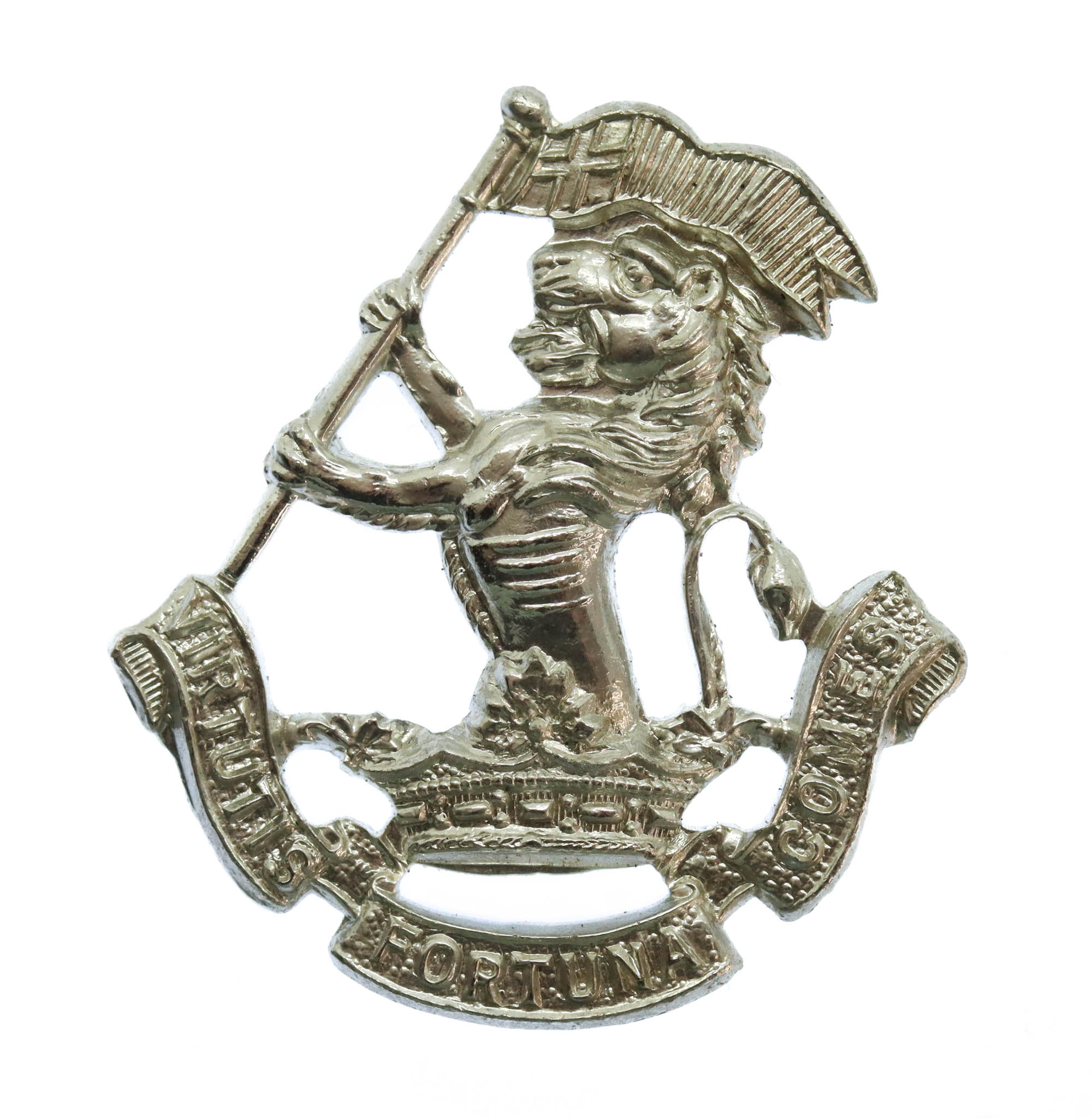 West Riding Regiment (Duke of Wellington's) Anodised (Staybrite) Collar Badge