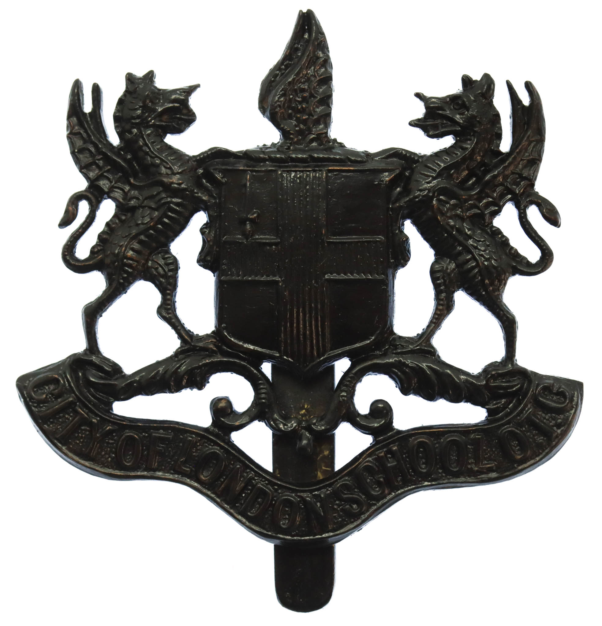 City of London School O.T.C. Cap Badge