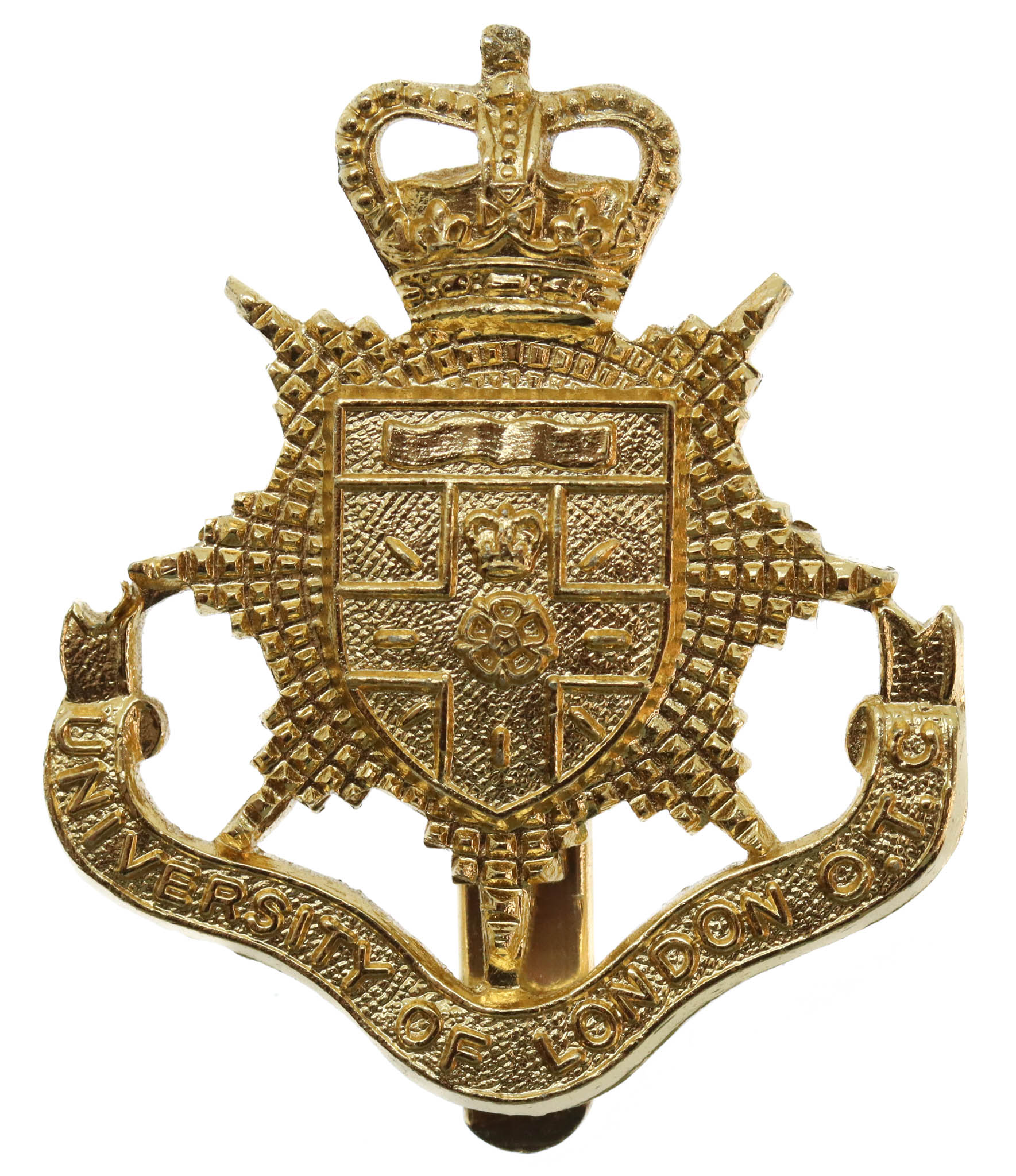 University of London O.T.C. Anodised (Staybrite) Cap Badge