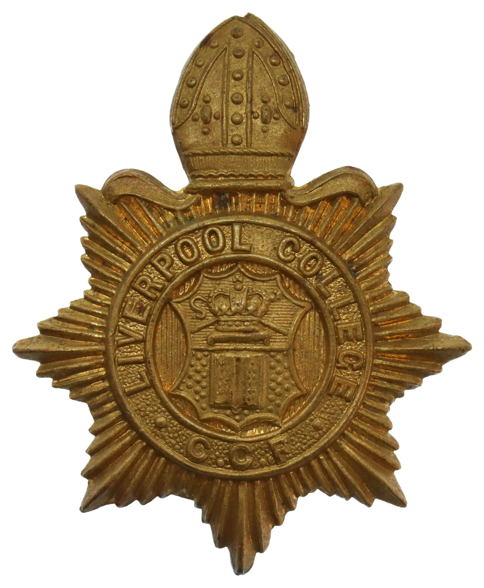 Liverpool College C.C.F. Cap Badge