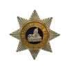 Royal Lincolnshire Regiment Officer's Silver, Gilt & Enamel Collar Badge