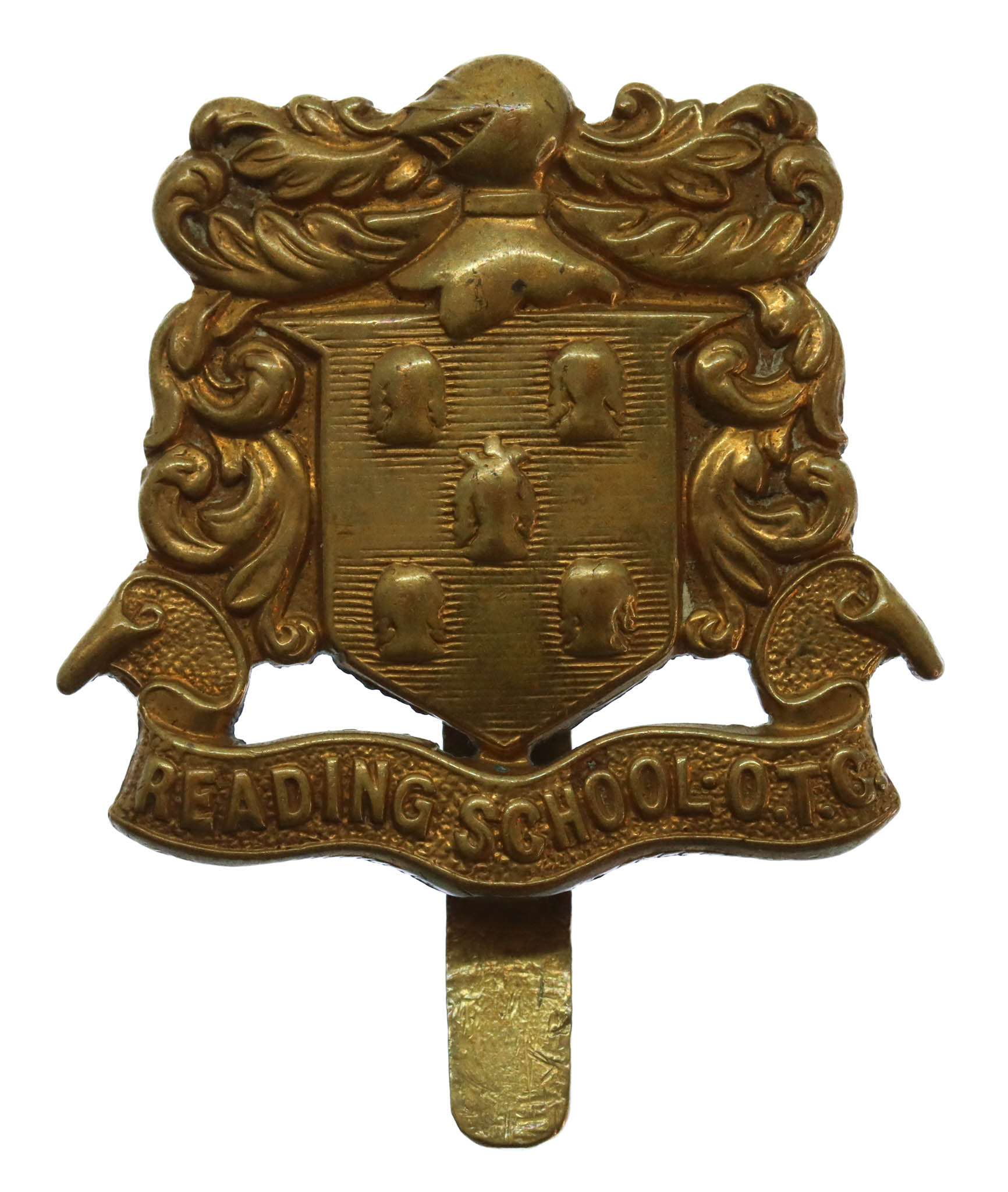 Reading School O.T.C. Cap Badge