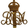 Royal Military School of Music Cap Badge - King's Crown