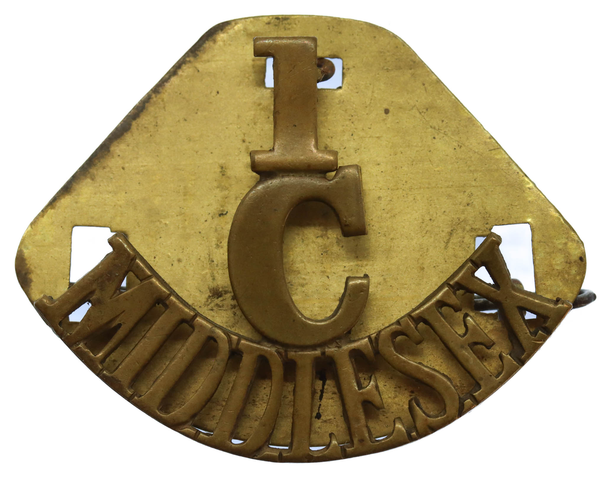 1st Cadet Bn. Middlesex Regiment Tottenham Grammar School Company (1/C/MIDDLESEX) Shoulder Title