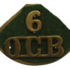 6th Officer Cadet Battalion, Oxford (6/O.C.B.) Shoulder Title