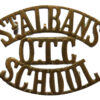 St. Alban's School O.T.C. (ST. ALBAN'S/O.T.C./SCHOOL) Shoulder Title