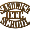 Sandwich School O.T.C. (SANDWICH/O.T.C./SCHOOL) Shoulder Title