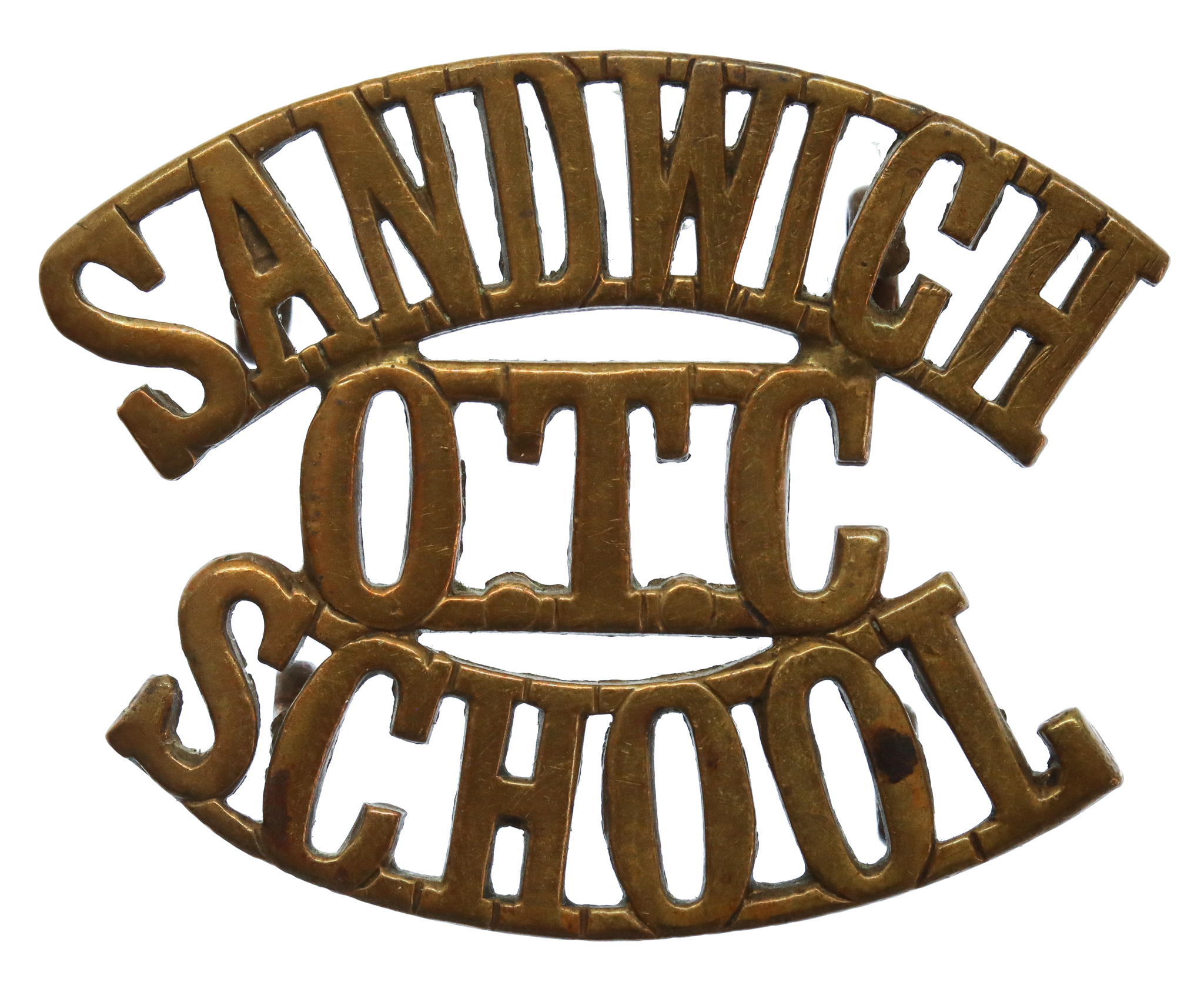 Sandwich School O.T.C. (SANDWICH/O.T.C./SCHOOL) Shoulder Title