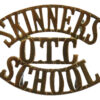 Skinners School O.T.C. (SKINNER'S/O.T.C./SCHOOL) Shoulder Title