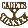 1st Cadet Regiment Sussex Yeomanry (CADETS/Y/SUSSEX) Shoulder Title