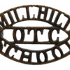 Mill Hill School O.T.C. (MILL HILL/O.T.C./SCHOOL) Shoulder Title