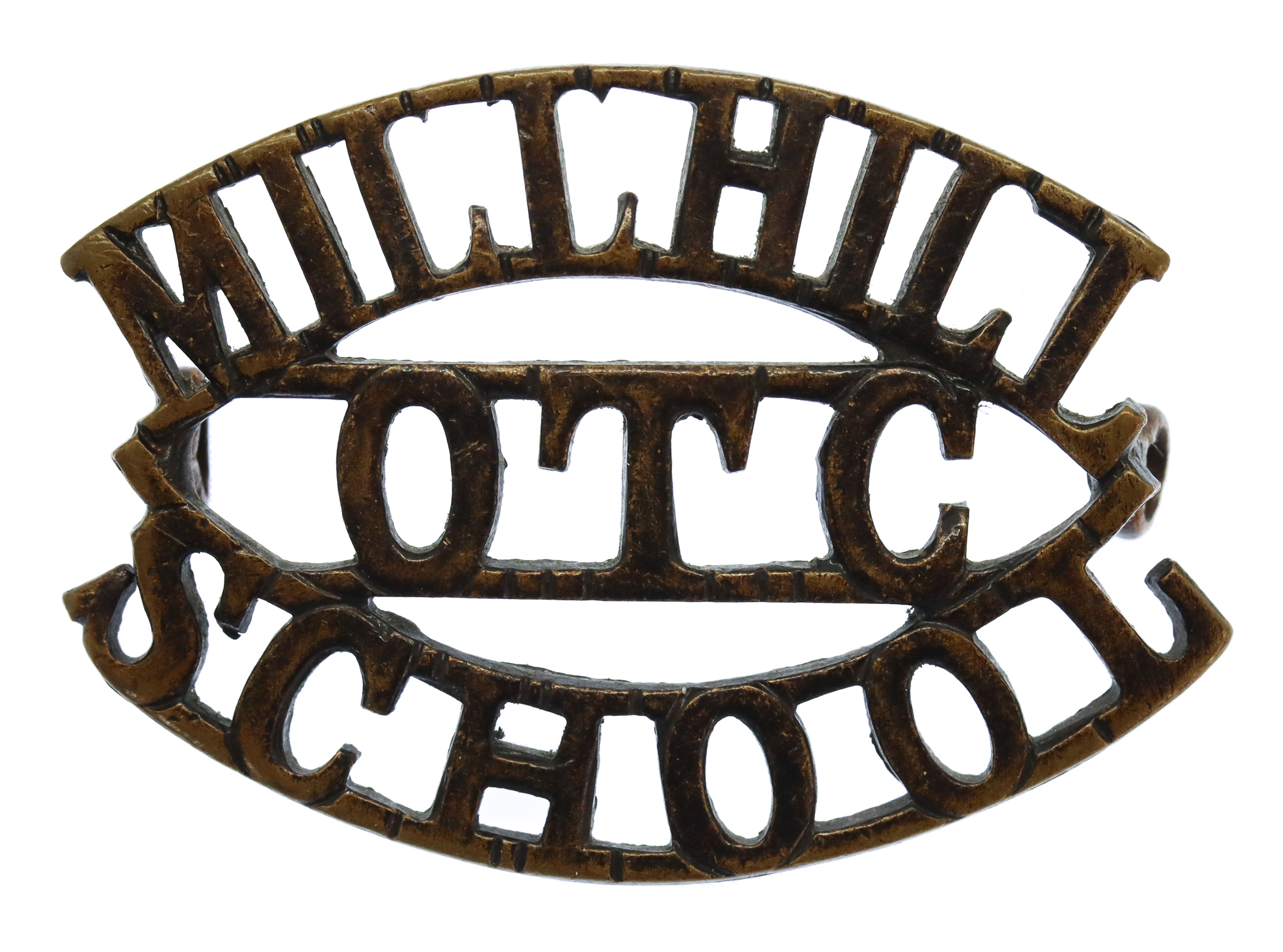 Mill Hill School O.T.C. (MILL HILL/O.T.C./SCHOOL) Shoulder Title
