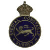 Surrey Special Constable Enamelled Lapel Badge - King's Crown