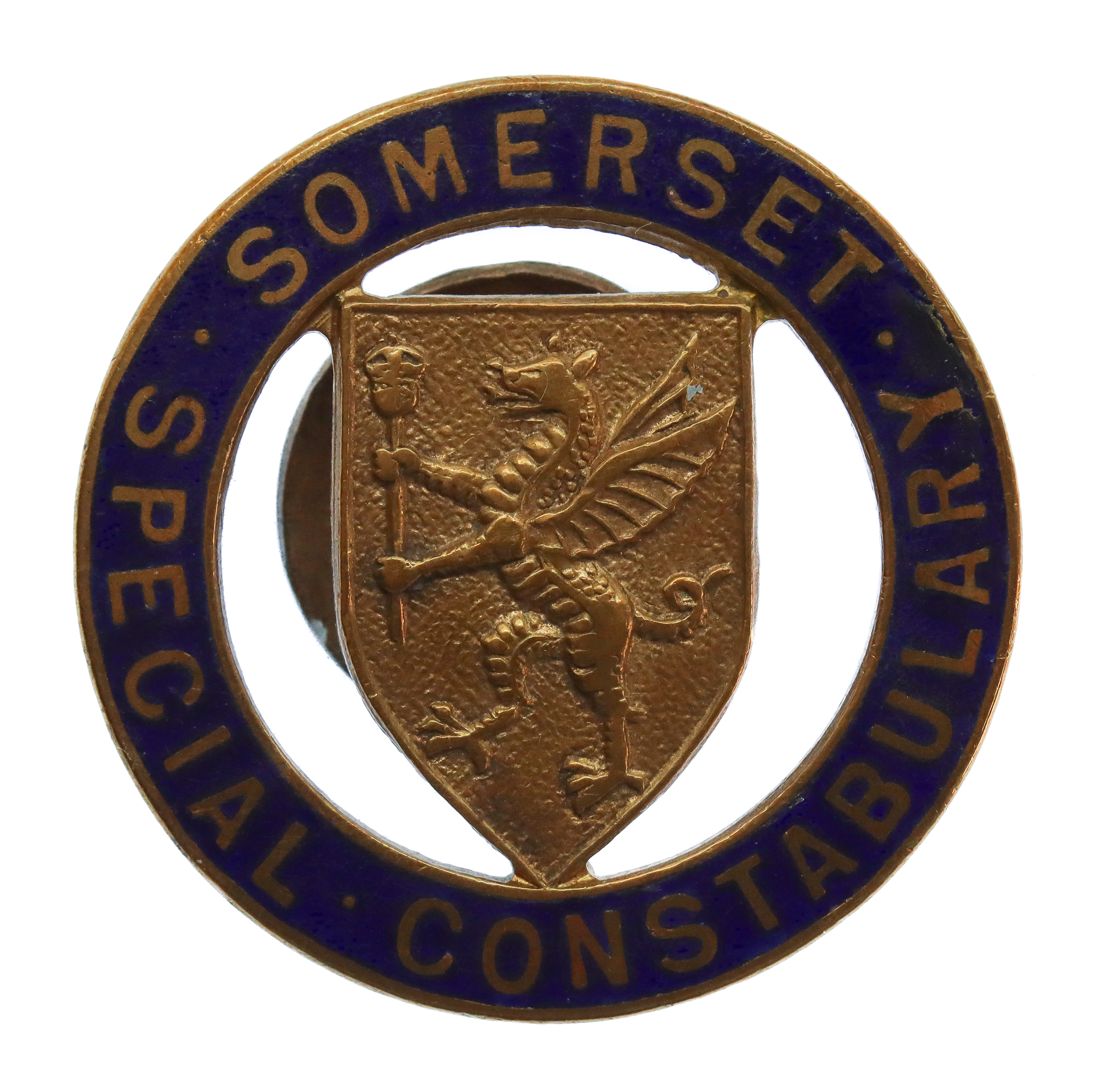 Somerset Special Constabulary Enamelled Lapel Badge