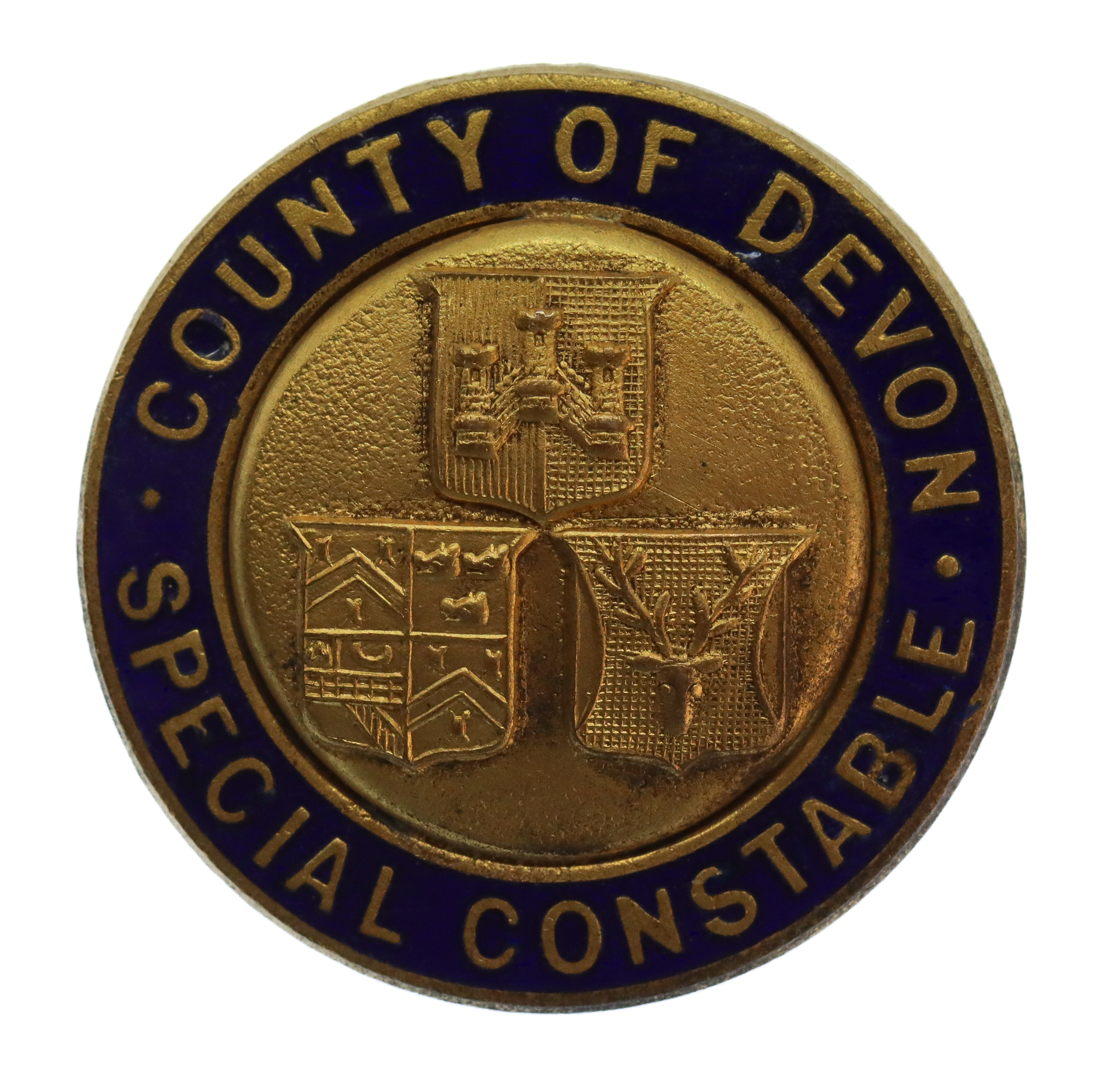 County of Devon Special Constable Enamelled Lapel Badge