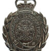 Stockport Borough Police Wreath Helmet Plate - Queen's Crown (Non Voided Centre)