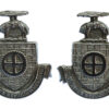 Pair of Dewsbury Borough Police Collar Badges