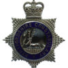 Hertfordshire Constabulary Senior Officer's Enamelled Cap Badge - Queen's Crown